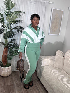 90s vibe in sage